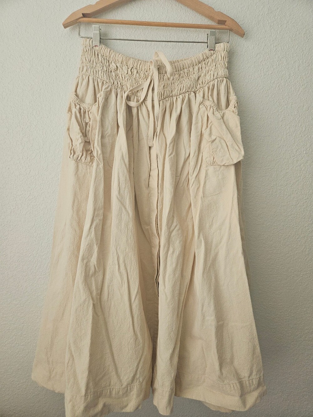free people 100% cotton boho skirt, small